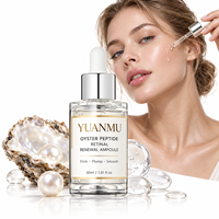 Ampoule de renouvellement cutané au peptide d'huître et au rétinol pour une peau visiblement lisse et éclatante, sérum hydratant pour le visage, raffermissant, repulpant et anti-âge