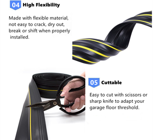 Fabrication sur mesure <span class=keywords><strong>de</strong></span> tout type <span class=keywords><strong>de</strong></span> <span class=keywords><strong>seuil</strong></span> <span class=keywords><strong>de</strong></span> <span class=keywords><strong>porte</strong></span> <span class=keywords><strong>de</strong></span> <span class=keywords><strong>garage</strong></span> en <span class=keywords><strong>caoutchouc</strong></span> EPDM PVC TPV, coupe, étanche, anti-poussière, insonorisé, barrière - Product Image 5