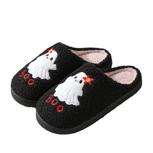Factory Best TPR Sole Halloween Funny Slippers Warm Slippers Plush With Best Quality - Product Image 4