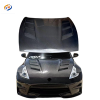 Capot moteur en fibre de carbone poreuse de haute qualité, adapté à Nissan 370Z Z34, état neuf