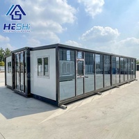 Maison préfabriquée extensible en conteneur de 20 pieds ou 40 pieds, panneau préfabriqué personnalisé, bâtiment préfabriqué, maison portable, 2, 4 ou 5 chambres, casa