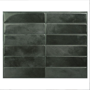 Smart Peel and Stick <b>Backsplash</b> <b>Tiles</b> Dark Green Self Adhesive 3d Wall Stickers - Product Image 5