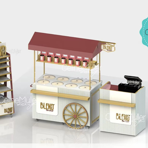 Giỏ Đựng Đồ Ăn Vặt Tùy Chỉnh Để Trưng Bày Món Tráng Miệng | Kệ Trưng Bày Kính Cho Bánh Đồ Uống Kệ Đứng - Product Image 1