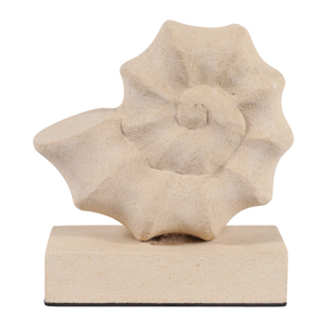 Scultura a forma di conchiglia per decorazioni da soggiorno, accento costiero, scaffale per ufficio, tavolino da caffè. - Product Image 4