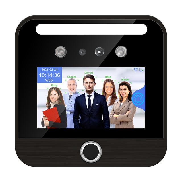 AI03F Face and Fingerprint  Recognition Attendance Machine System With Free Desktop and Cloud Software High Technology Device