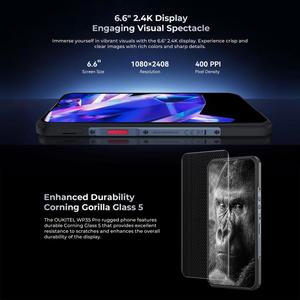 สมาร์ทโฟน WP35 <span class=keywords><strong>oukitel</strong></span> Pro 5G แอนดรอยด์14ที่ทนทานมาใหม่พร้อมโทรศัพท์ NFC 12GB + 512GB 11000mAh - Product Image 5