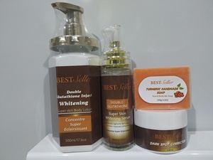 Tốt nhất người bán làm trắng chăm só<span class=keywords><strong>c</strong></span> da Kit với AHA Vitamin <span class=keywords><strong>C</strong></span> Bao gồm kem dưỡng da <span class=keywords><strong>c</strong></span>ơ thể huyết thanh mặt xà phòng & Dark Spot Corrector cho sáng - Product Image 6