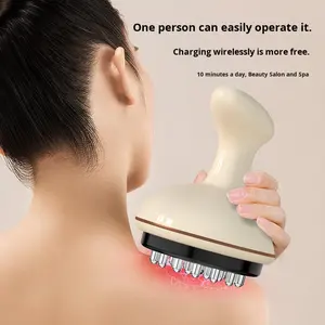 Tragbare Gua Sha Körper-Meridian-Bürste mit Rotlichttherapie für Straffung und Hautfestigung, Beseitigung von Cellulite, Körpermassagegerät - Product Image 4