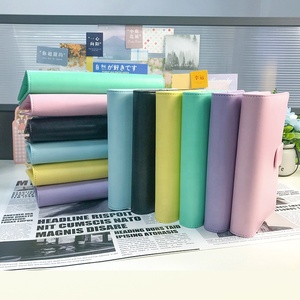 Cute Card Book Creative 6 Rings A5/a6 Pu Leather Budget Binder Diary Planner Organizer <strong>Journal</strong> Stationery Office School <strong>Supplies</strong> - Product Image 2