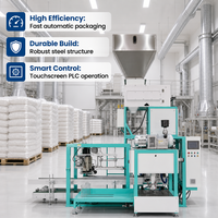 Machine multifonction entièrement automatique contrôlée par PLC, sans intervention humaine, pour l'ensachage, le pliage et la couture de papier alimentaire ouvert de 25-50 kg
