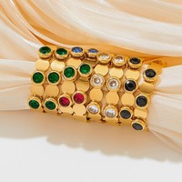MIRADIA-Ensemble de bijoux mode ajustable pour jeune femme 18k couleur or étoile étoile Starburst bracelets collier pour fille