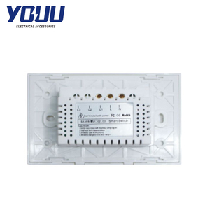 YOUU <span class=keywords><strong>Smart</strong></span> <span class=keywords><strong>Wi</strong></span>-<span class=keywords><strong>Fi</strong></span> Glass Touch <span class=keywords><strong>Switch</strong></span> 220V/240V Home <span class=keywords><strong>Light</strong></span> Interruptor de pared con NFC Personalizable Max 10A Corriente - Product Image 3