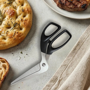 Sharp <b>Kitchen</b> Food Scissors Stainless Steel Pizza Cutting Scissors with Plastic Handle - Product Image 5