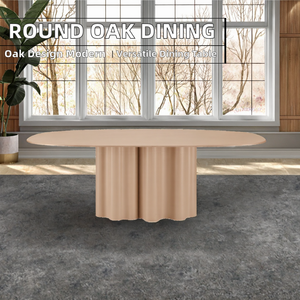 <span class=keywords><strong>Tavolo</strong></span> da Pranzo Convertibile in Legno MDF Stile Contemporaneo Americano con Design <span class=keywords><strong>Salvaspazio</strong></span> per Casa, Hotel o Ufficio - Product Image 2