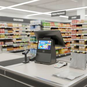 Sistema POS Scangle con Pantalla Táctil de 15 Pulgadas, Android 13.0, NFC, USB, Intel Core-i5, 4 GB de RAM/32 GB SSD, Impresora de Recibos de 80 mm, para Comercio Minorista - Product Image 1