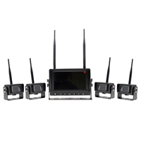 Système de caméra sans fil 720P, portée du signal de 300 m, étanche IP69K