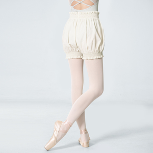 Shorts de <span class=keywords><strong>danse</strong></span> taille haute pour femmes, shorts de sport lanternes, shorts de <span class=keywords><strong>danse</strong></span> à fleurs pour adultes - Product Image 3