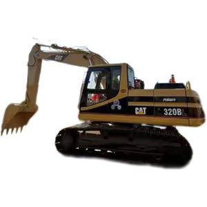 Excavadora de cadenas CAT 320B usada en stock, 20 toneladas, origen Japón, excavadora rentable lista para trabajos de movimiento de tierras en infraestructuras - Product Image 1