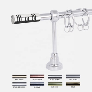<span class=keywords><strong>Tringle</strong></span> décorative en métal, <span class=keywords><strong>tringle</strong></span> <span class=keywords><strong>à</strong></span> <span class=keywords><strong>rideau</strong></span> en aluminium, accessoires pour rideaux, décoratifs personnalisés, robustes, 20 pièces - Product Image 3
