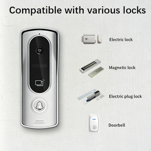 <span class=keywords><strong>Sonnette</strong></span> de porte avec caméra vidéo 7 pouces, connexion longue portée, double alimentation, pour villas et immeubles de bureaux - Product Image 3