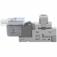 Vanne solénoïde pneumatique série VQZ VQZ215 VQZ225Y VQZ235, vanne de commande directionnelle électrique à 5 voies et 2 positions, DC24V