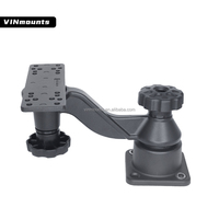 Soporte de brazo oscilante horizontal de 6 "compatible con Garmin, Humminbird, Lowrance Más DE LA VIN-TYQ-HB-01