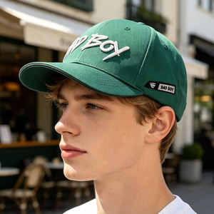 Gorra de Béisbol Estructurada de 6 Paneles de Algodón, Gorras de Béisbol con Logotipo Bordado en 3D Personalizado, Gorra de Béisbol Ajustable Unisex - Product Image 2