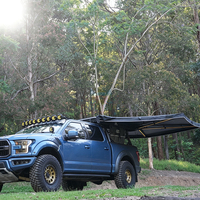 Auvent 270° pour voiture, auvents latéraux, tente de toit pour camping, camion, auvent 270° autoportant, tente 4x4 tout-terrain, porte-bagages de toit, boîtier rigide