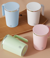 Nouveau Mini Shaker Électrique Magnétique Automatique en Acier Inoxydable Portable 380ml pour Protéines et Café, Idéal pour la Maison Intelligente