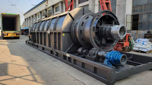 Máquina de horno de carbonización de carbón de aserrín móvil con motor como componente central - Product Image 5