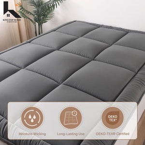 Matelas de sol pliable taille double avec housse amovible <span class=keywords><strong>et</strong></span> lavable, tapis tatami portable enroulable, moderne pour chambre d'enfant ou d'écolier - Product Image 3