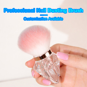 Brosse à poussière pour ongles en diamant de haute qualité, portable, pour le nettoyage de la poudre acrylique, outil de maquillage pour la manucure artistique - Product Image 5