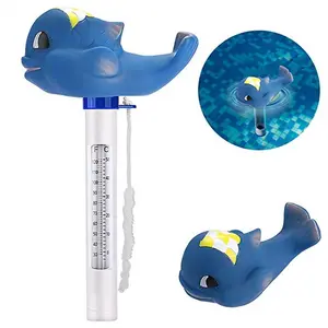 New creative cartoon floating PVC outdoor pool thermometer baby swimming pool water thermometer