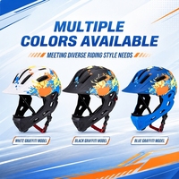 Casque de vélo intégral pour enfants OEM/ODM en gros, logo personnalisé, certifié CE, avec mentonnière détachable