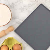 Tapis en silicone antidérapant résistant à la chaleur, tapis de protection imperméable pour comptoir de cuisine, tapis de table antidérapant