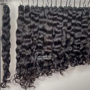 100% 越南人发生缅甸卷散装发生束未加工柬埔寨自然波人发延伸 - Product Image 4