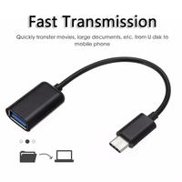OTG Kabel Adaptor USB Mikro, Kabel USB OTG untuk Samsung LG Sony Xiao Mi Ponsel Android untuk Flash Drive