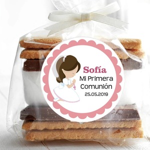 Pegatinas <span class=keywords><strong>para</strong></span> la Sagrada Comunión, Bautismo, <span class=keywords><strong>Bautizo</strong></span>, Pegatinas <span class=keywords><strong>Personalizadas</strong></span>, Sellos de Invitación - Product Image 5
