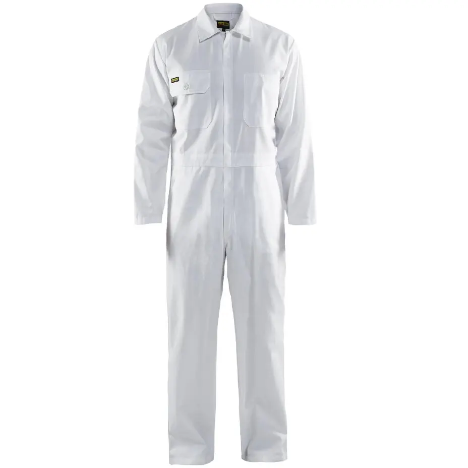 ODM Lightweight mens long sleeve safety work wear uniforms custom oil and water repellent twill poly cotton coverall overalls