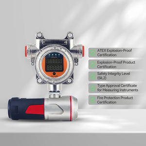Détecteur de gaz fixe très sensible avec écran LCD intelligent Détecteur de fuite de gaz toxique CO CO2 O2 ozone ammoniac NH3 - Product Image 2