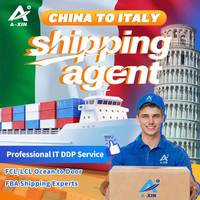 Services logistiques Chine-Italie DDP Agent de fret maritime et aérien Agent de transit rapide Italie