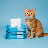 Lingettes de toilettage pour animaux de compagnie RDY, lingettes pour les oreilles des animaux de compagnie, gants de nettoyage pour animaux de compagnie, lingettes pour animaux de compagnie pour chiens, gants lingettes pour animaux de compagnie, lingettes pour animaux de compagnie