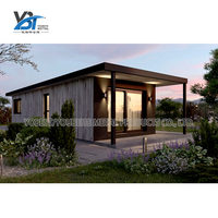 Maison miniature de luxe moderne chinoise 15'x45' Maison préfabriquée Maison modulaire préfabriquée 705 pieds carrés
