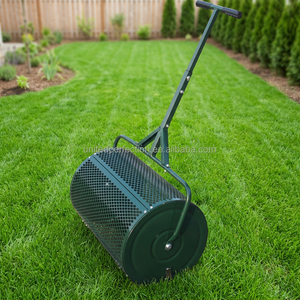 Épandeur à rouleaux de tourbe pour engrais, 24 pouces, pour compost, plantation, semis, pour l'entretien des pelouses et des jardins, engrais agricoles - Product Image 3