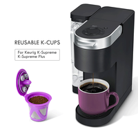 Nouvelles capsules K-Cup réutilisables, filtre à café rechargeable en PP pour machine à café K-Cup Supreme Plus