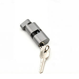 Cilindro de Cerradura Ovalado de Alta Calidad de 6070 mm Negro para Puerta de Dormitorio con Pestillo de Seguridad y Llave - Product Image 3