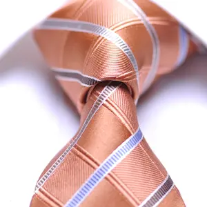 Cravates en soie 100% pour hommes de haute qualité motif Jacquard Corbatas De Seda utilisation décontractée et formelle boîte cadeau emballée