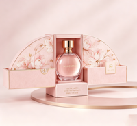 Boîte à parfum de design haut de gamme pour flacon de parfum, emballage cadeau à double porte avec insert en velours