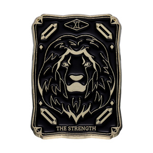 Pin Decorativo Vintage de Metal con Forma de Carta del <span class=keywords><strong>Tarot</strong></span>, Impreso en Tipografía, Diseño Geométrico de Dibujos Animados para Bodas - Product Image 6