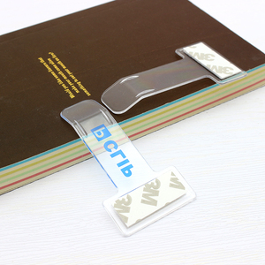 Clip transparente para billetes de aparcamiento de coche con logotipo personalizado impreso, soporte para billetes de ventana de parabrisas con cinta adhesiva - Product Image 3